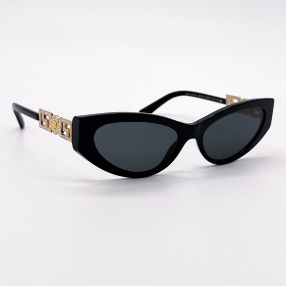 NEW VERSACE VE4470B GB1/87 WOMEN CAT EYE SUNGLASSES  MOD 4470B GB1/87 BLACK main image 9